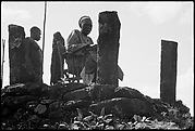Fon Ndi (r. 1926–54) at the sacred basalt stone platform overlooking the Kom hills